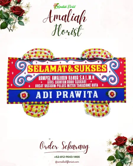 Papan Bunga Ucapan Selamat Tlogosari